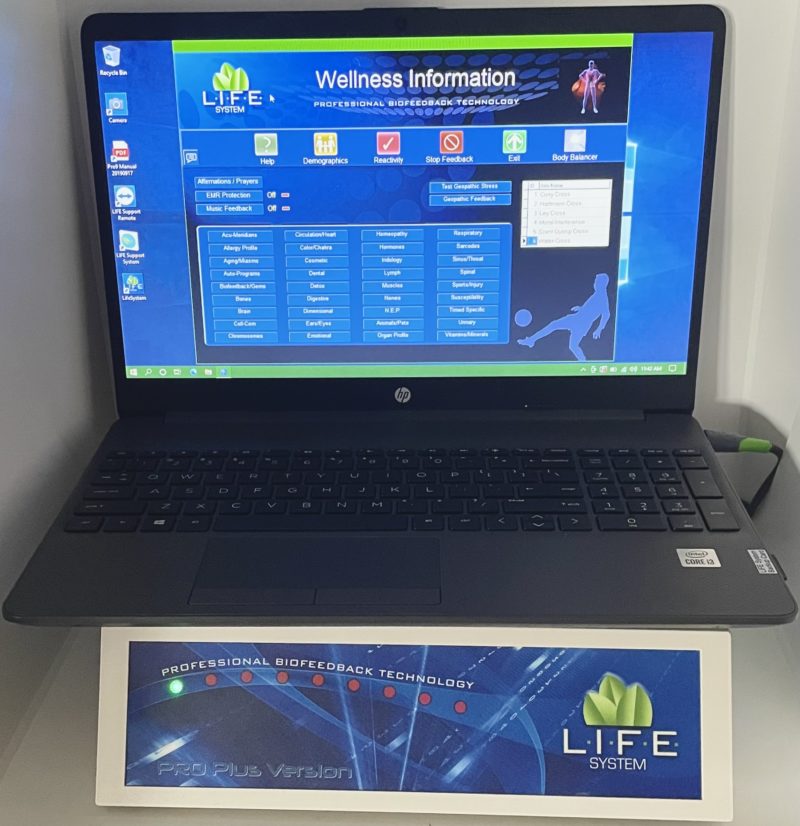 Life System Setting Biofeedback with The LIFE System | The Sauna Life